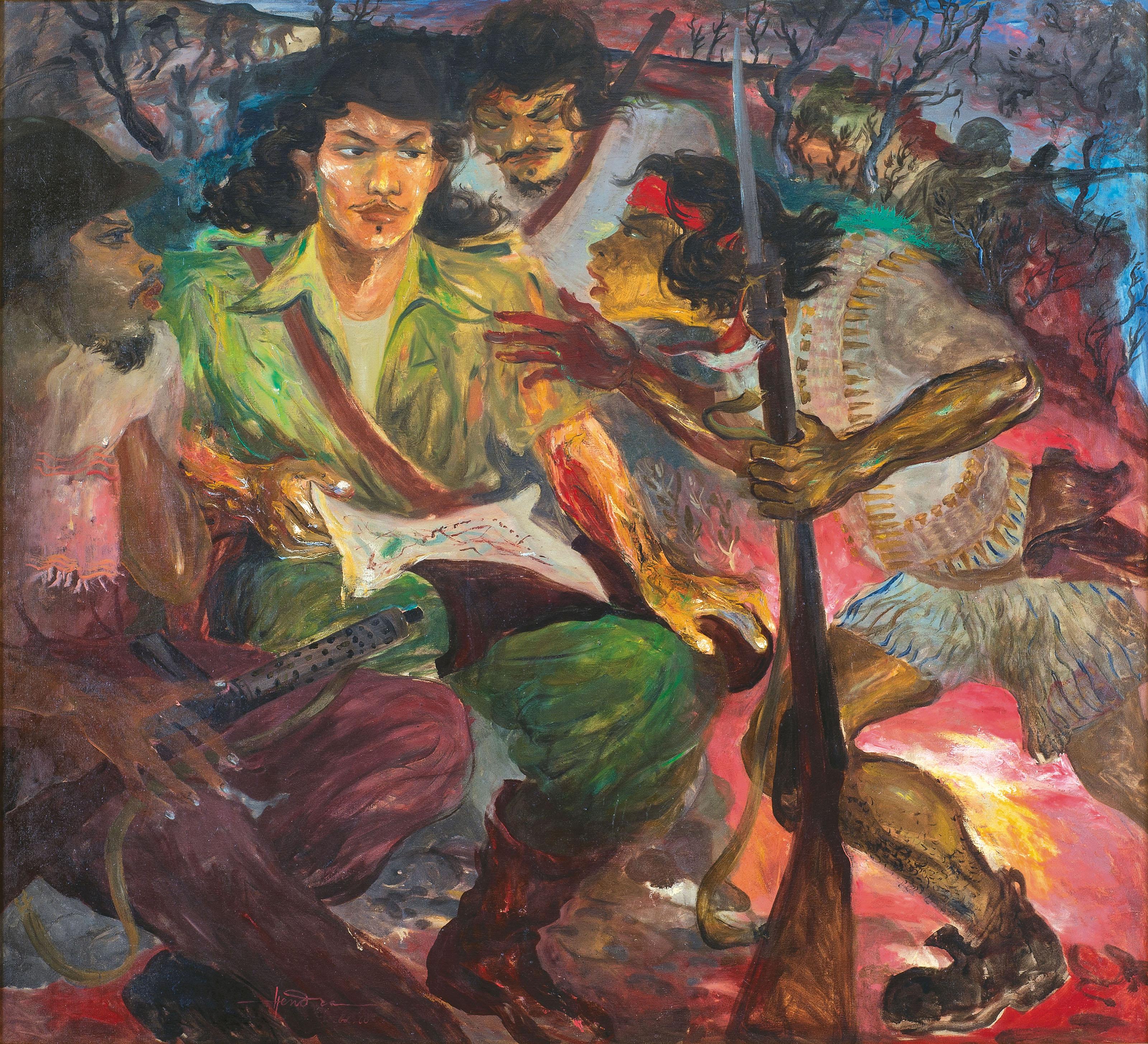 Hendra Gunawan - Gerilya Persiapan Penyerangan (Guerrillas Preparing For An Assault)