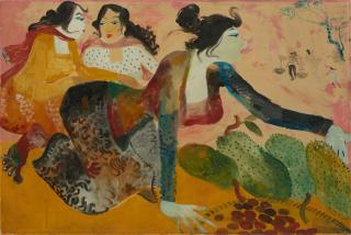 Hendra Gunawan - Jackfruit Seller