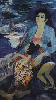 Hendra Gunawan - Mother and child