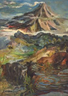 Hendra Gunawan - Mountain Landscape