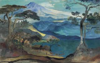 Hendra Gunawan - Pemandangan Indah (A Beautiful Landscape)