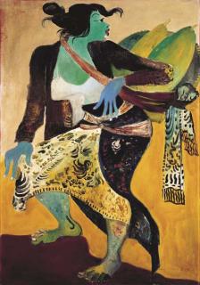 Hendra Gunawan - Penjual Pepaya (Papaya Vendor)