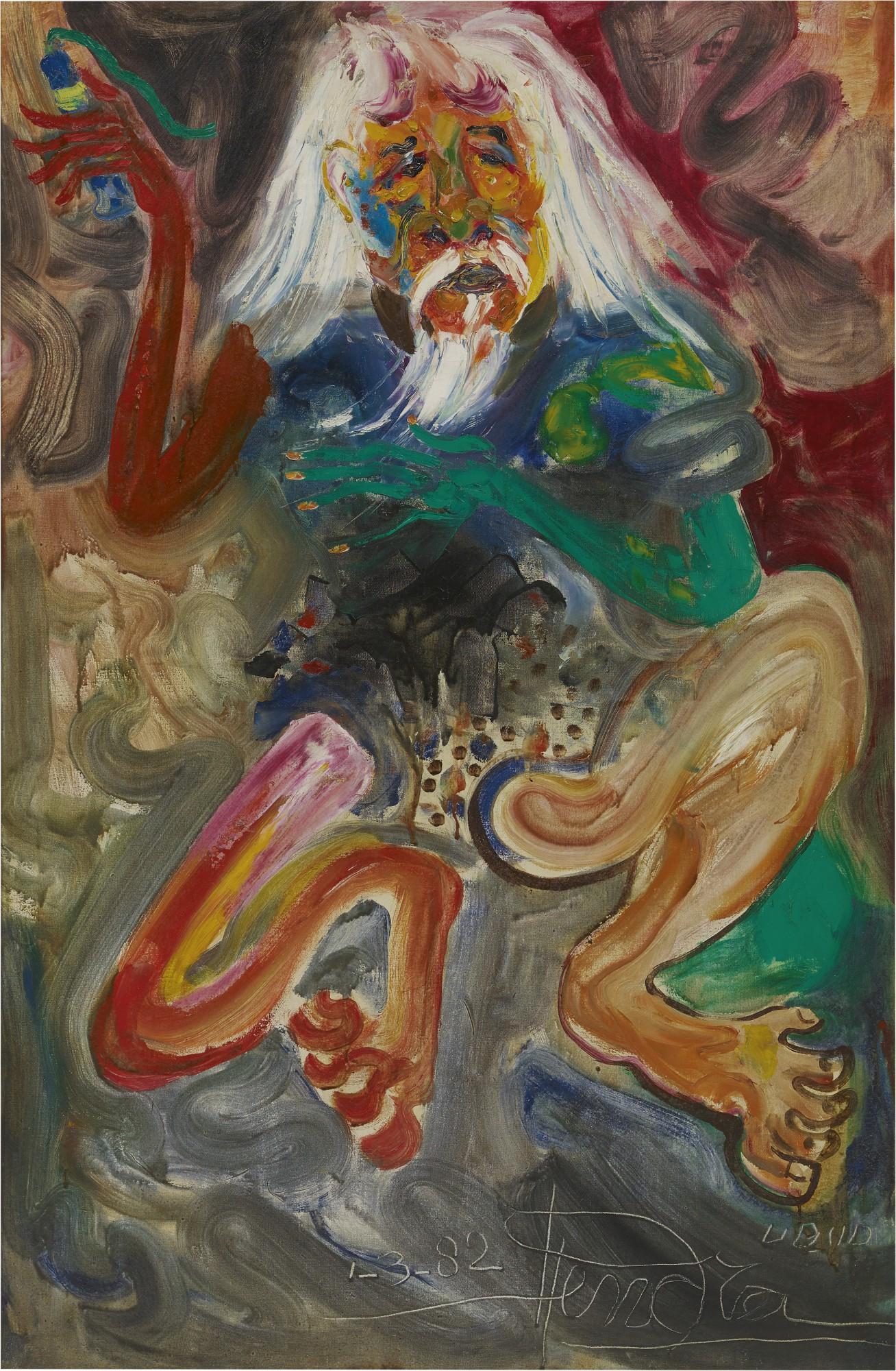 Hendra Gunawan - Portrait Of Affandi