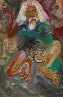 Hendra Gunawan - Portrait Of Affandi