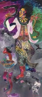 Hendra Gunawan - Snake charmer