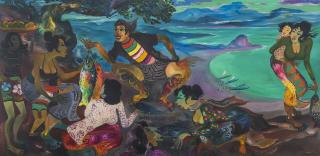 Hendra Gunawan - The Fish Seller