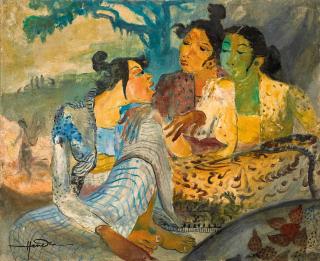 Hendra Gunawan - Three Women