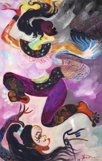 Hendra Gunawan - Topeng Dancer (Mask Dancer) 