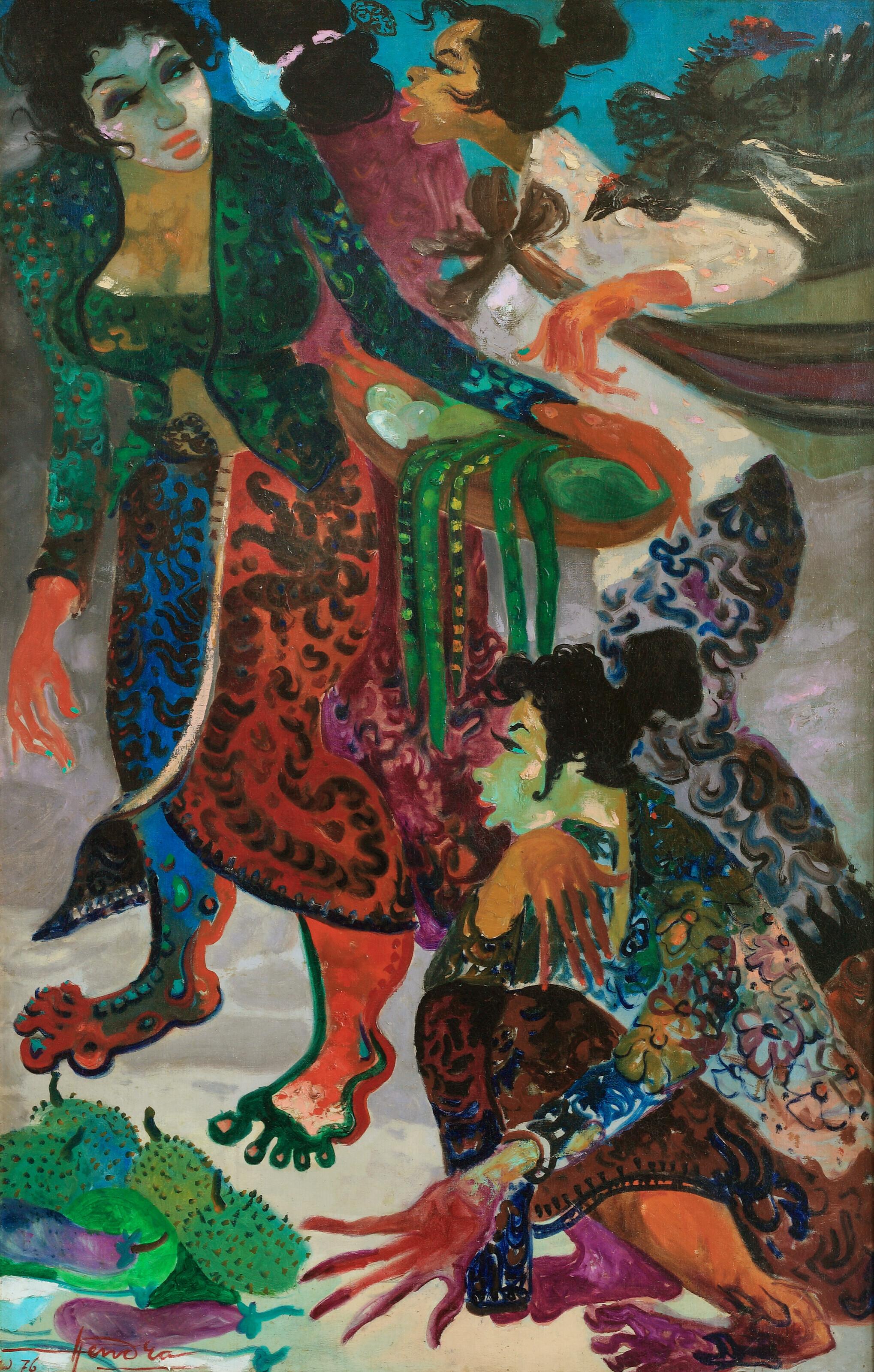 Hendra Gunawan - Vegetable Seller