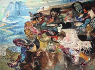 Hendra Gunawan - Village Life 