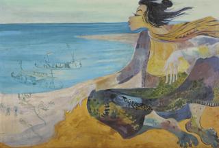 Hendra Gunawan - Woman By The Beach