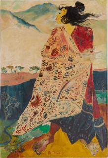 Hendra Gunawan - Woman With Batik Robe
