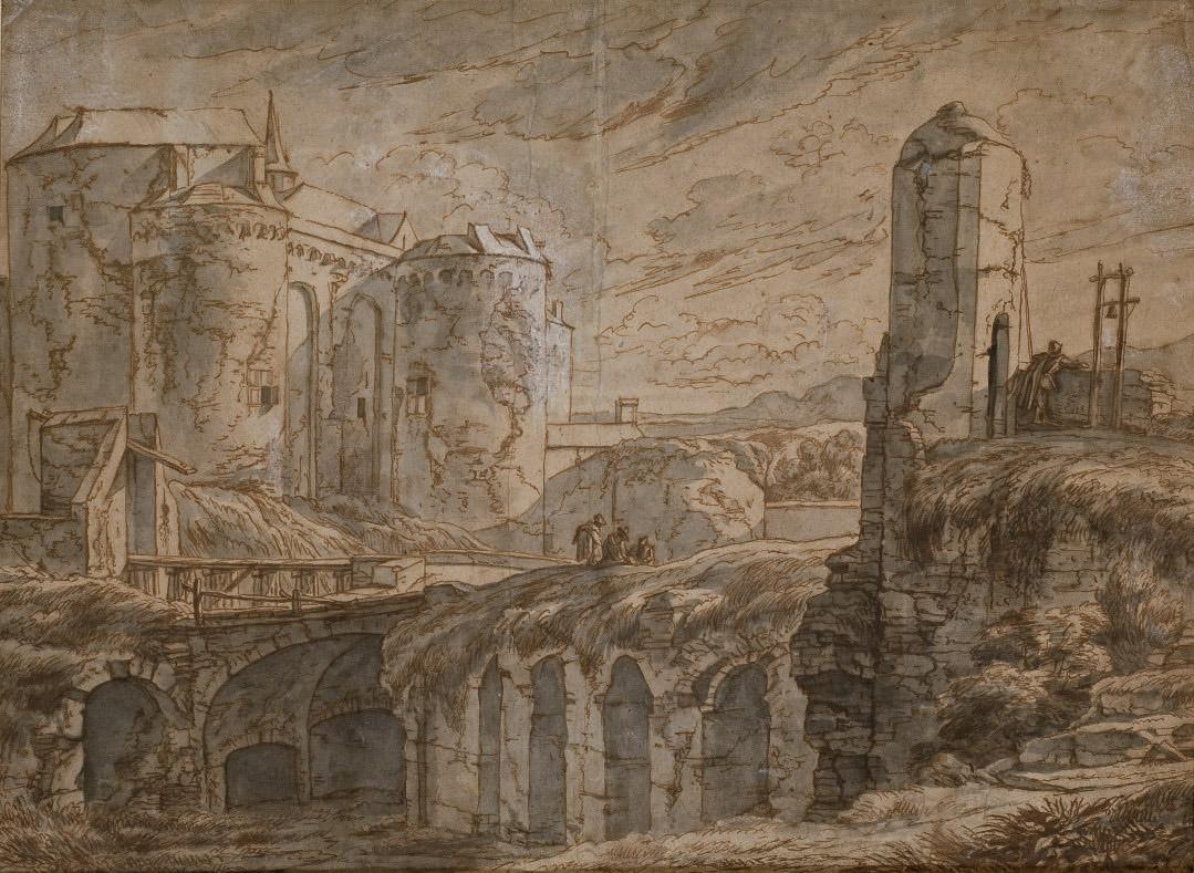 Hendrich Van Minderhout - La Porte De Bruges À Sluis (L\'Écluse)