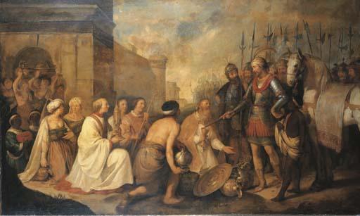 Hendrick Bloemaert - The Meeting of Pope Leo the Great and Attila