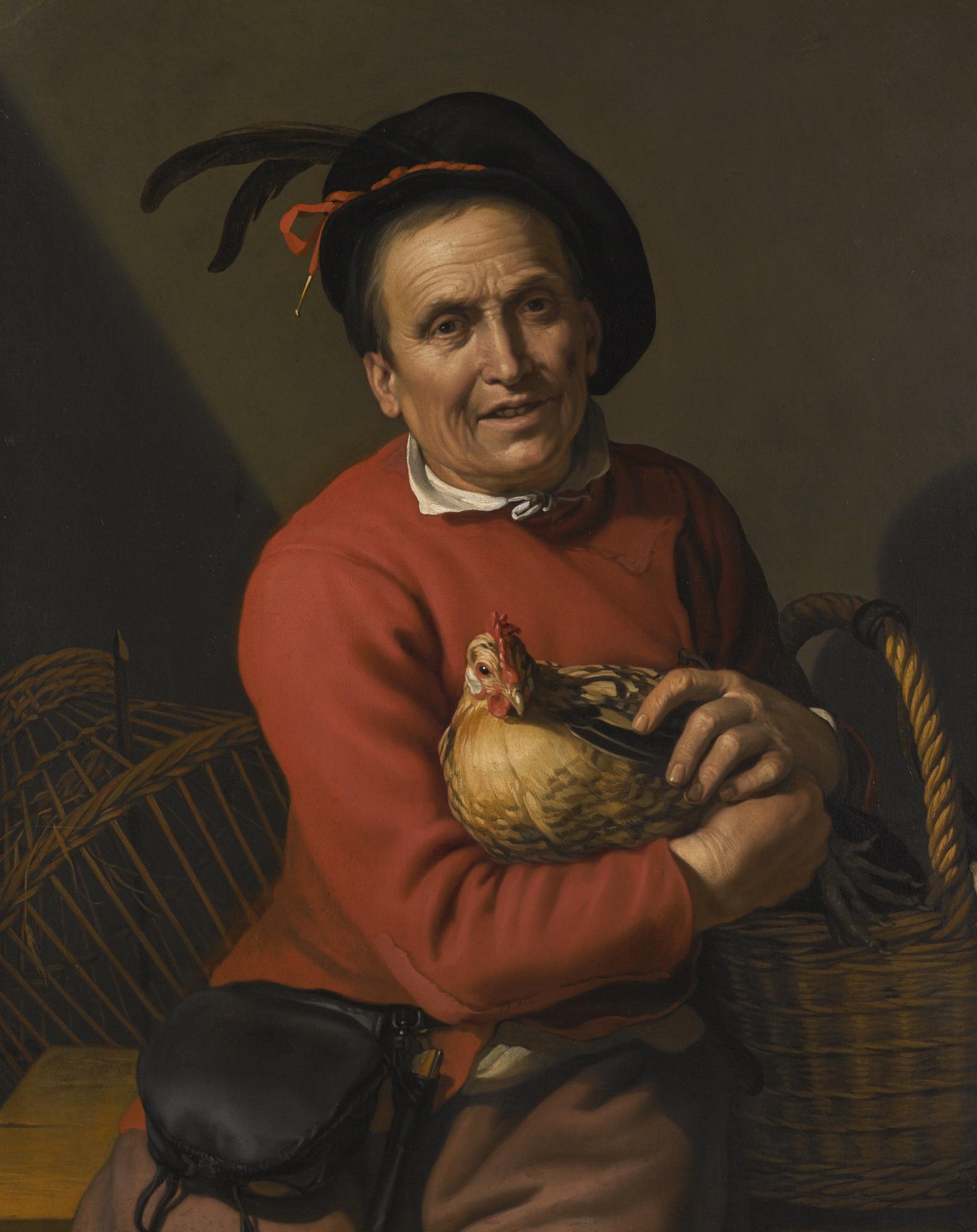 Hendrick Bloemaert - The Poulterer With Baskets