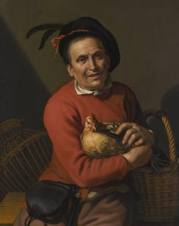Hendrick Bloemaert - The Poulterer With Baskets