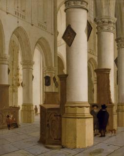 Hendrick Cornelisz. van Der Vliet - Intérieur D\'Eglise