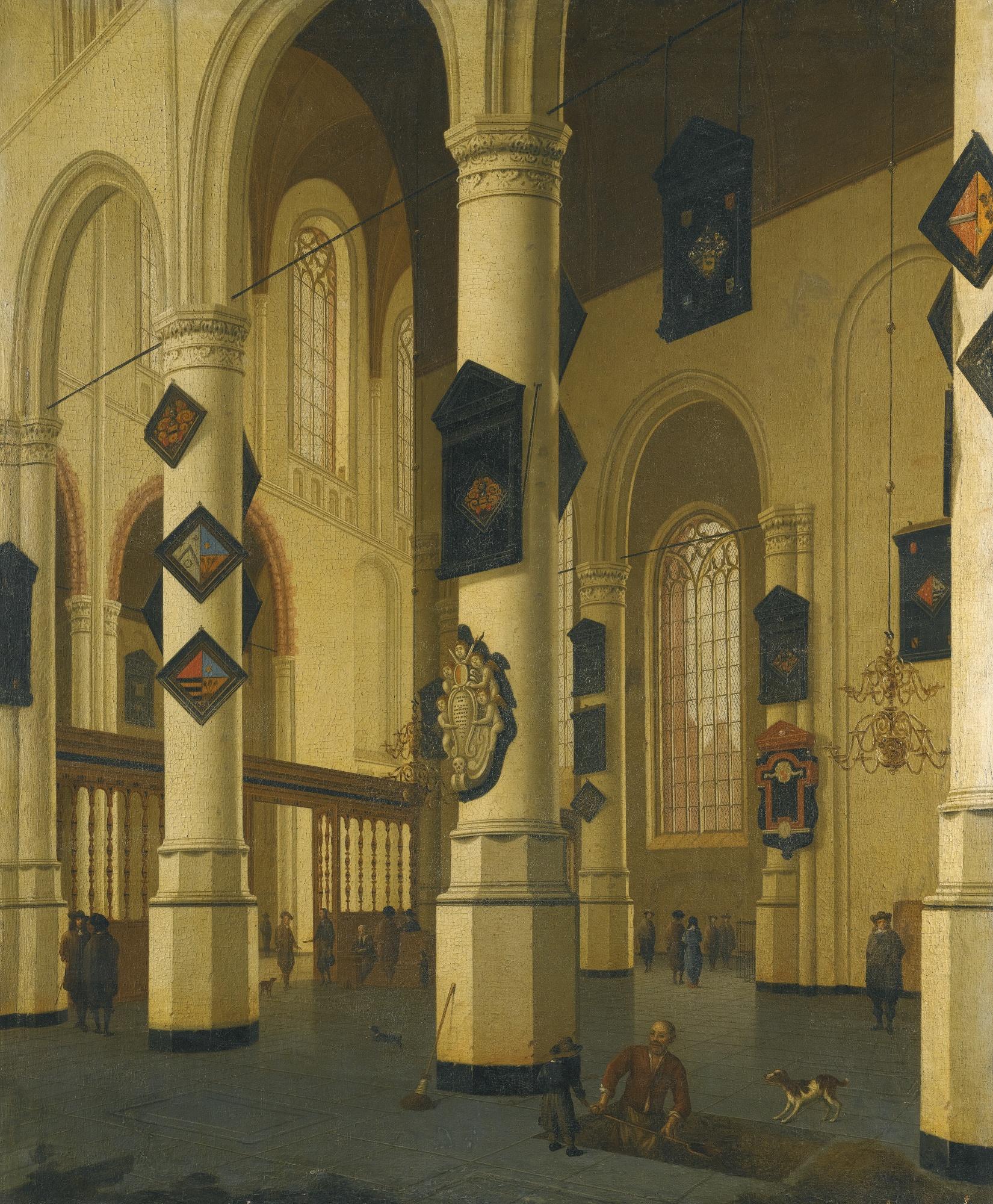 Hendrick Cornelisz. van Vliet - A View Of The Interior Of The Oude Kerk, Delft, From The Main Choir To The North-West, Through The Mariakoor (Mary\'S Choir) To The Transept