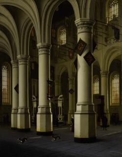 Hendrick Cornelisz. Van Vliet - Interior Of The Nieuwe Kerk, Delft With The Tomb Of Willem The Silent