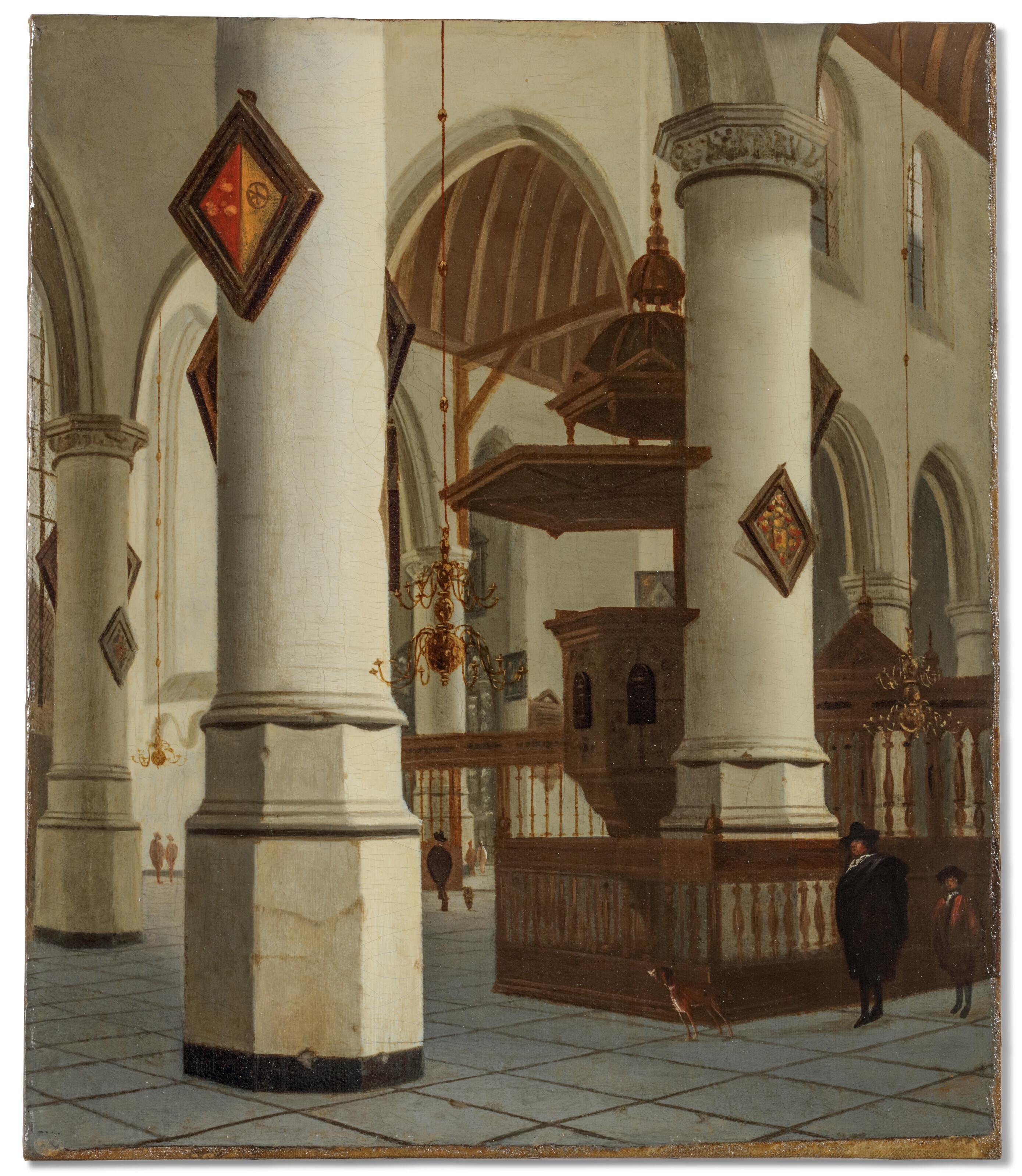 Hendrick Cornelisz. Van Vliet - The interior of the Old Church in Delft