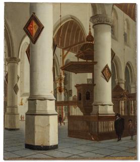 Hendrick Cornelisz. Van Vliet - The interior of the Old Church in Delft