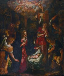 Hendrick de Clerck - Die Anbetung der Hirten.