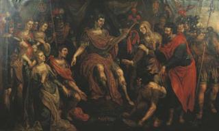 Hendrick de Clerck - The Continence of Scipio