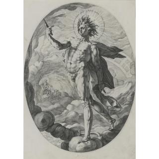 Hendrick Goltzius - Apollo (Bartsch 141; Hollstein 131; Strauss 263)