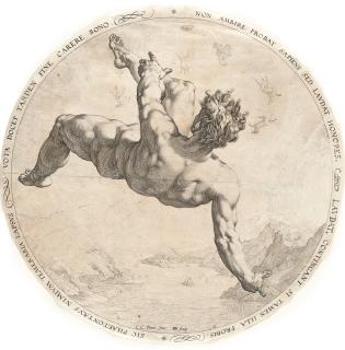 Hendrick Goltzius - Der Sturz des Phaeton