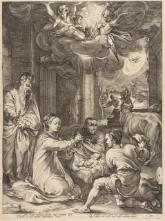 Hendrick Goltzius - Die Anbetung der Hirten