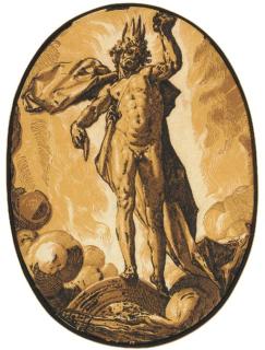 Hendrick Goltzius - Helios (Bartsch 234; Hollstein 373; Bialler 31)