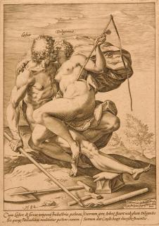 Hendrick Goltzius - Labor. Diligentia. (Arbeit und Sorgfalt).