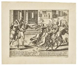 Hendrick Goltzius - Litis Abusus (The Abuses of the Law)