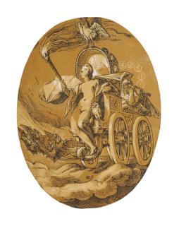 Hendrick Goltzius - Nox, from: Deities (Bartsch 237; Hollstein 372)