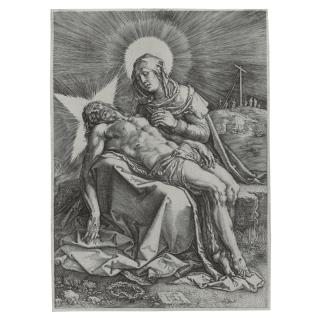 Hendrick Goltzius - Pieta (Hollstein 50; Strauss 331)