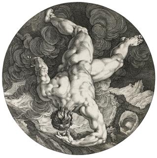 Hendrick Goltzius - Tantalus; Icarus; And Ixion (Bartsch 258, 259, 261; Hollstein 306, 307, 309; Strauss 257, 258, 260)