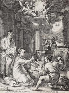 Hendrick Goltzius - The adoration of the shepherds