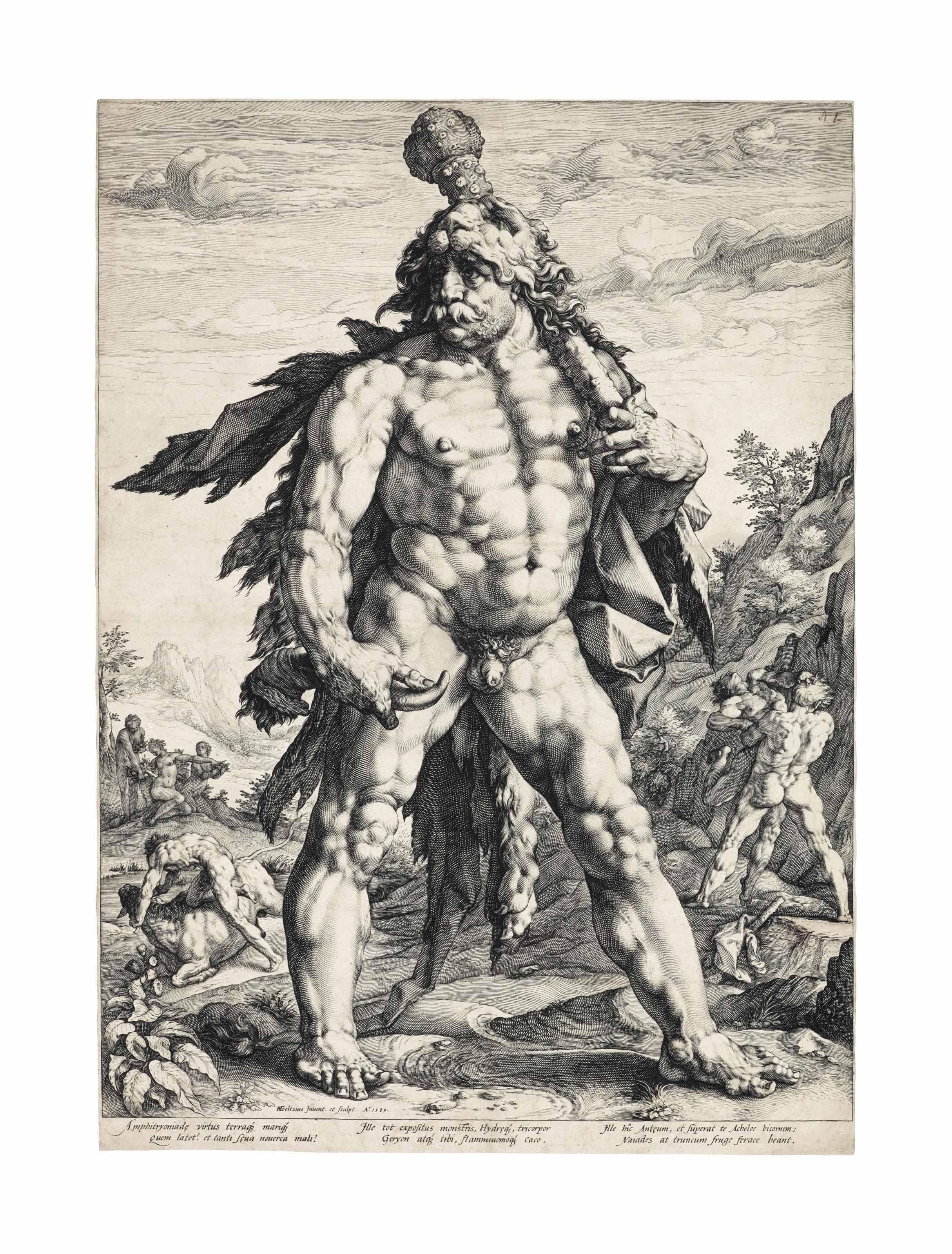 Hendrick Goltzius - The Large Hercules