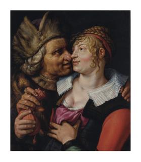 Hendrick Goltzius - Unequal Lovers