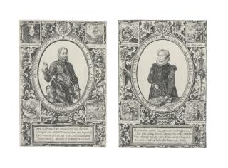 Hendrick Goltzius - William Of Orange; And Charlotte De Bourbon (Bartsch 178-179; Hollstein 203-204; Strauss 142-143)