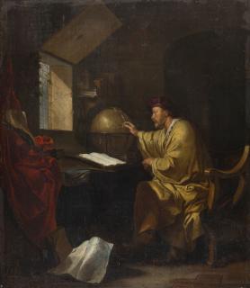 Hendrick Heerschop - Ein Geograph in seiner Studierstube.