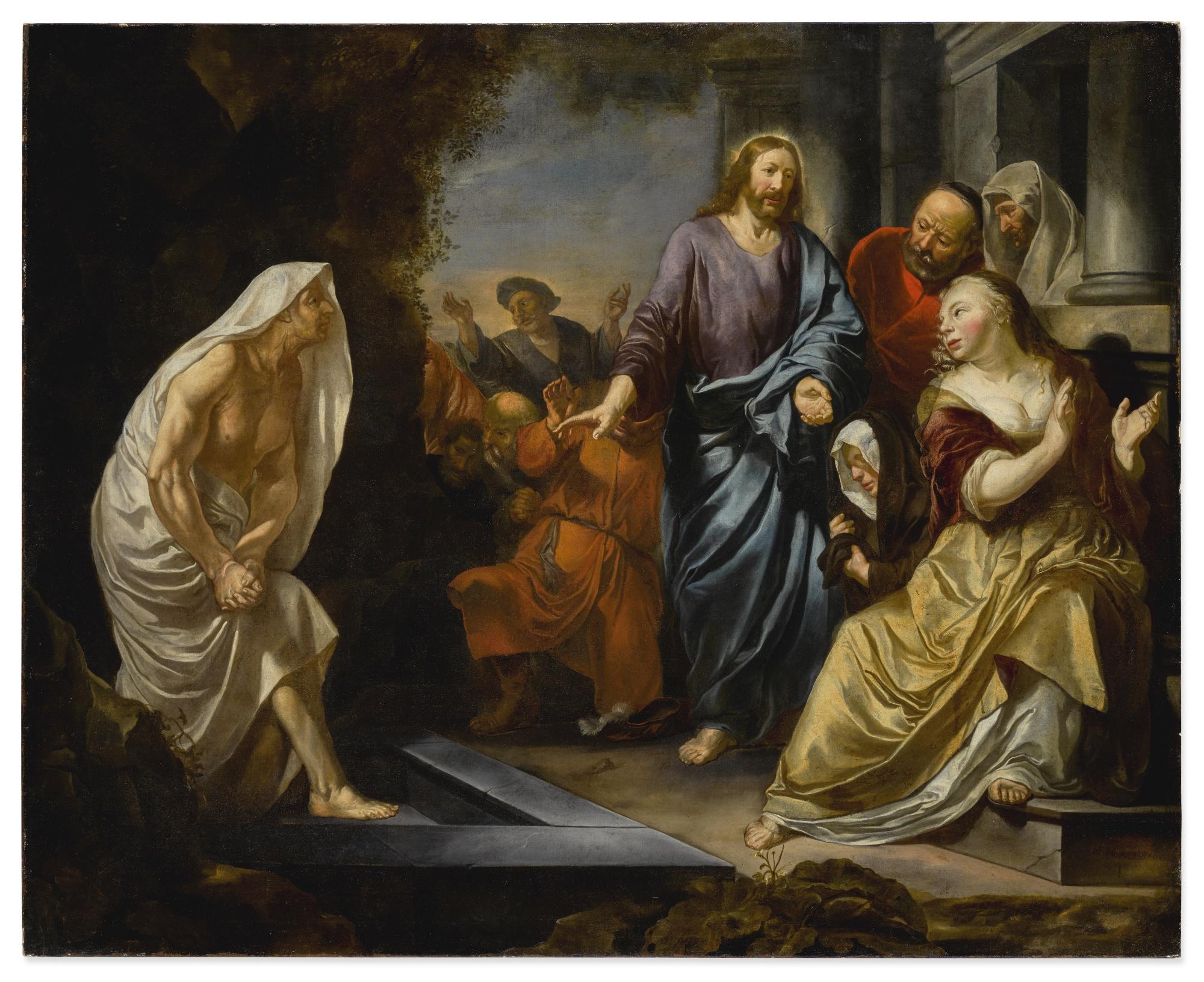 Hendrick Heerschop - The Raising Of Lazarus