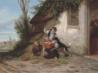 Hendrick Joseph Dillens - The New Arrival