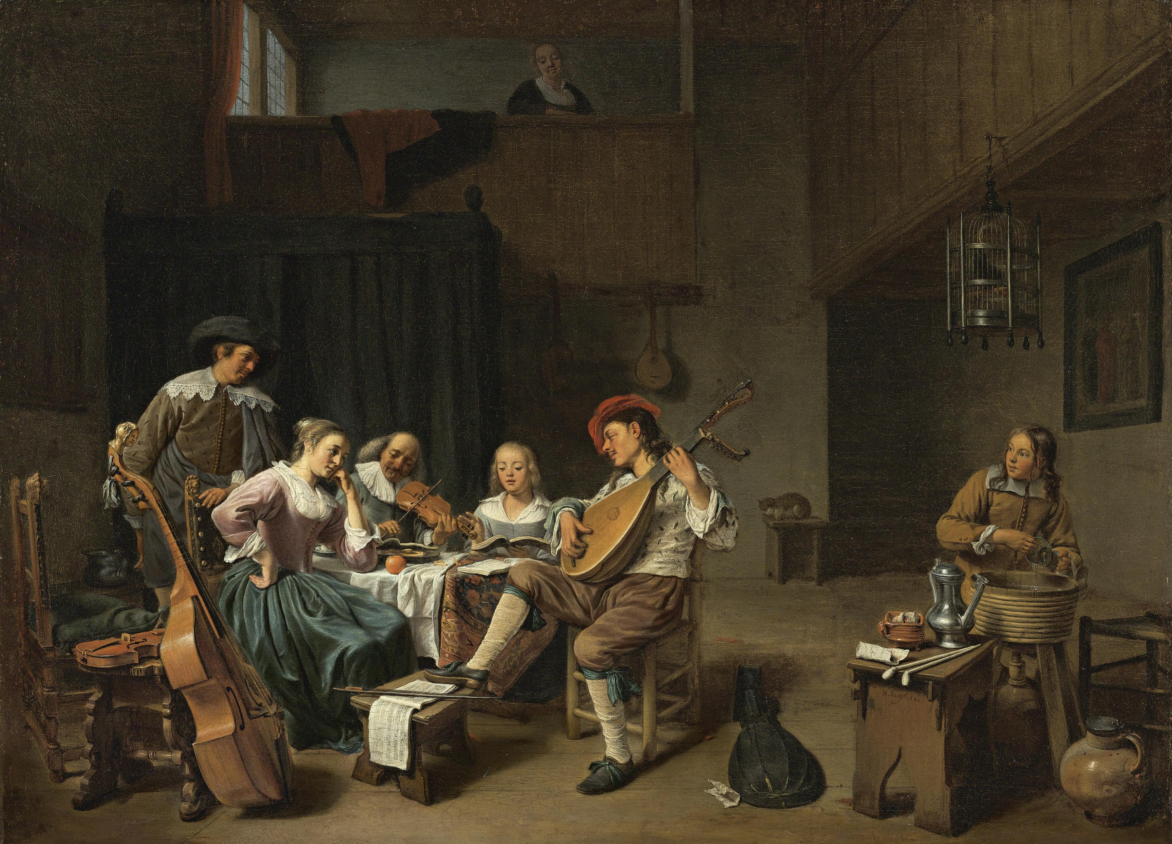 Hendrick Maertensz. Sorgh - Musical Company