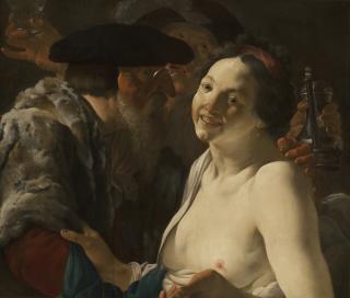 Hendrick Ter Brugghen - Unequal lovers