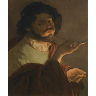 Hendrick Terbrugghen - A Bravo Smoking