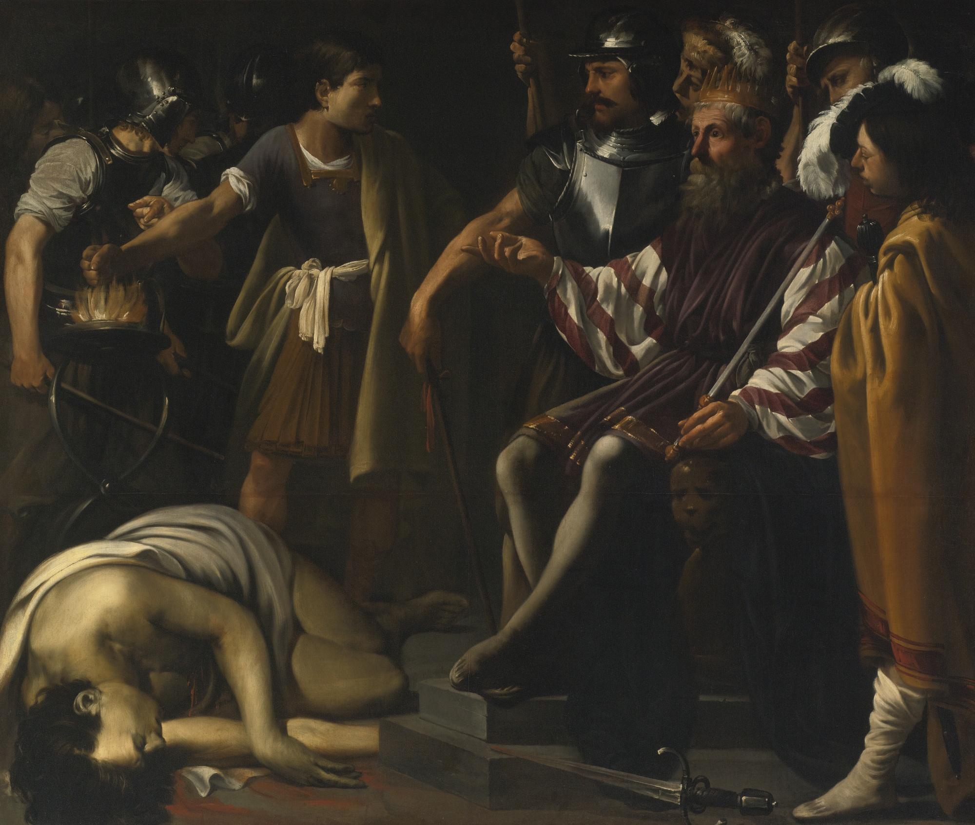 Hendrick Terbrugghen - Mucius Scaevola Before Porsenna