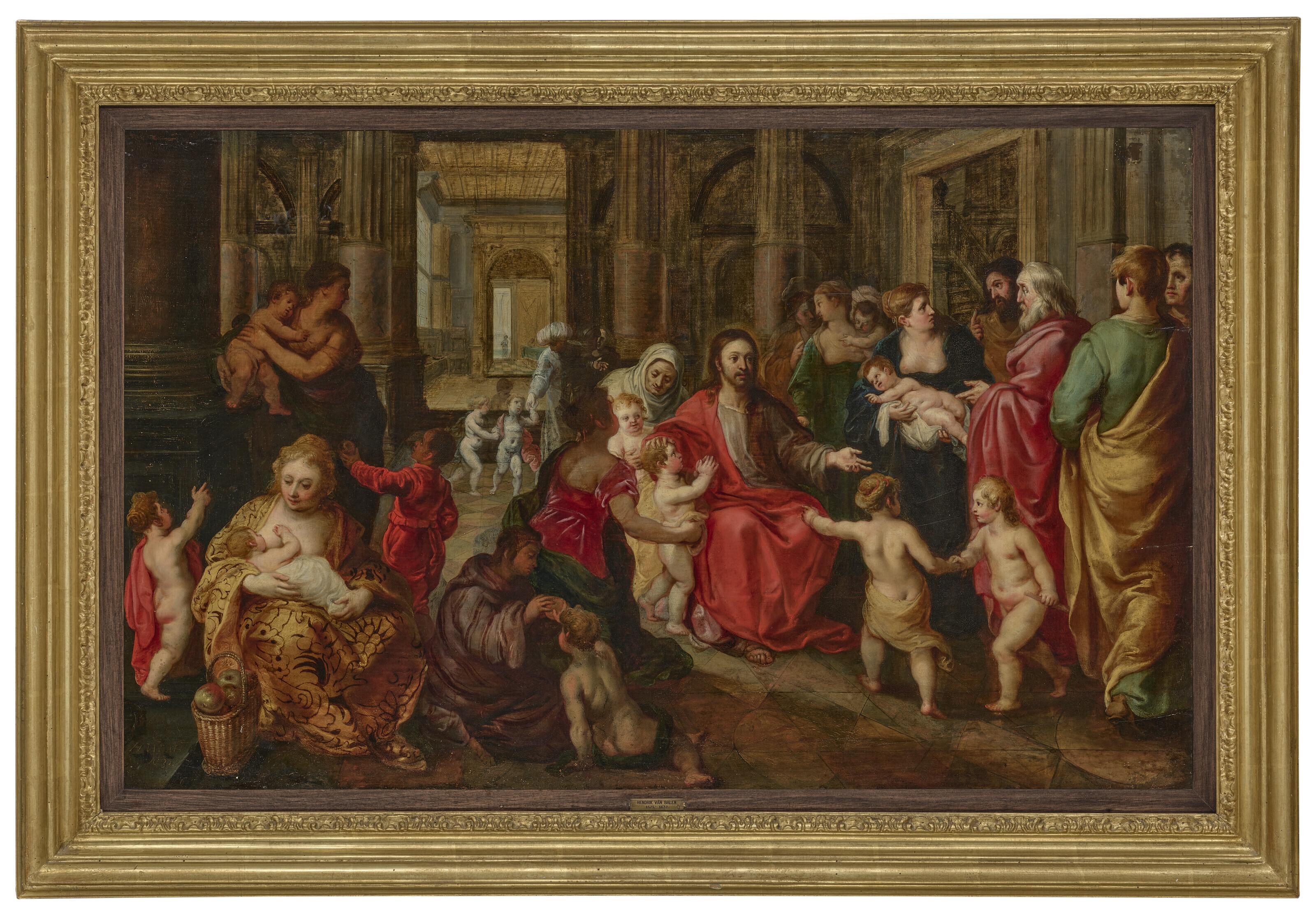 Hendrick Van Balen I - Christ blessing the Children