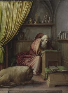 Hendrick van Steenwijk II - Saint Jerome In His Study