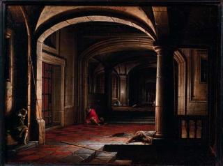 Hendrick van Steenwijk II - The Liberation of Saint Peter from prison